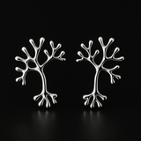 Delicate Charms Neuron Earrings, Neurone Earrings, Biology Earrings, Neurology Earrings, Science Earrings, Nerve Cell Earrings, Brain Cell Earrings, Medical