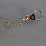 Delicate Charms Swarovski Crystal Stethoscope