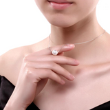 Delicate Charms Grateful For You Gift For Her Message Card Pearl meaningful necklace Thank you Gift, Appreciation Gift, Teacher Gift Coach Leaders Gift