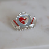 Delicate Charms Cardiac Defibrillator Cardiologist Gift Heart Surgeon Gift - EMT Gift - AED