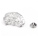 Delicate Charms Brain Pin Badge, Brain Brooch, Pin Badge, Brain, Delicate Charms Brain enamel pin Neuroscience Neurology Graduation Medical Nursing Pre-Med College Student Gift White Coat Pin