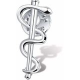 Delicate Charms Rod of Asclepius pharmacist gift Medical Jewelry