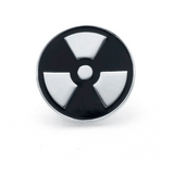 Delicate Charms Enamel Lapel Pin Badge Brooch Nuclear Radiation Brooch Medical Radioactive Biohazard Nuclear Radiation Symbol