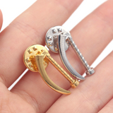 Delicate Charms Anesthesiologist MD Nurse Laryngoscope PIN Delicate Charms Anesthetist CRNA ENT Gift pin Delicate Charms Otolaryngologist Throat Doctor Medical Student