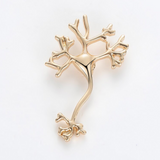 Delicate Charms Brain jewelry Sience pin Nervous system cell Psychology gift Nerve cell Psychologist brooch Neuron pin Handmade Neurologist