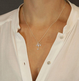 Delicate Charms Silver Neuron Necklace-Medical