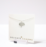 Delicate Charms Anatomical Brain Necklace Sterling Silver - Brain Necklace