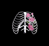 Delicate Charms Lung Pin Elegant pulmonologist gifts Graduation Pulmonology Brooch Pin Respiratory Doctor Lungs Respiratory Therapist Gift