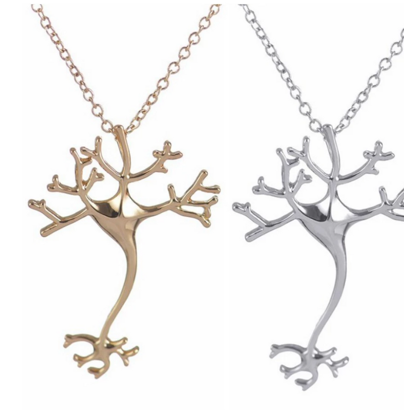 Delicate Charms Jewellery-Neuron Pendant-Chemistry Jewellery-Biology  neuroscience surgeon gift