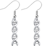 Delicate Charms DNA Earrings - DNA Jewelry - Biology - Science