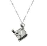 Delicate Charms RX MORTAR AND PESTLE NECKLACE, GIFT FOR PHARMACIST, PHARMACEUTICAL JEWELRY, PHARMACY SCHOOL GRADUATION GIFT