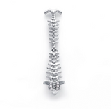 Delicate Charms Axis Flexible Spine Spinal column Spine Backbone Vertebrae Lapel Pin Chiropractor and Anatomy Spine, Neuromuscular Alternative Medicine