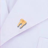 Delicate Charms Tooth Molar Enamel Pin Tooth Lapel Pins Dentist Enamel Brooch Pin