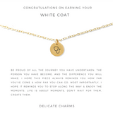 Delicate Charms White Coat Ceremony Gift, Doctor Hanger, Medical School Graduation Gift, Future Doctor Gift, Future Dr