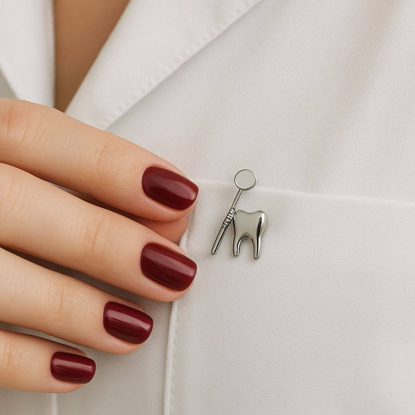 Delicate Charms Tooth Necklace. Dental Gifts. Dental Necklace. Gift for Dentist. Gift for Dental Assistant. Gift for Dental Hygienist.