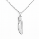 Delicate Charms  Medical Jewelry 22 Scalpel Blade Necklace Graduation Gifts