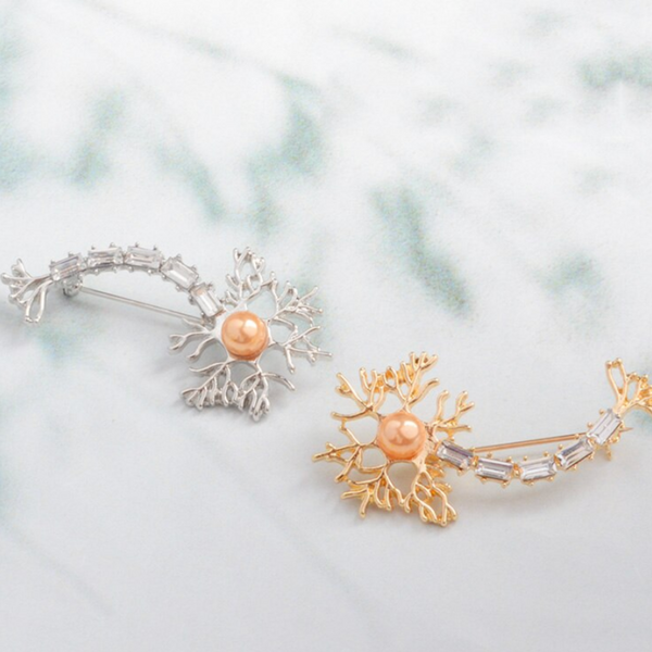  Delicate Charms Medical Nerve Cell Brooch Pin Delicate Charms