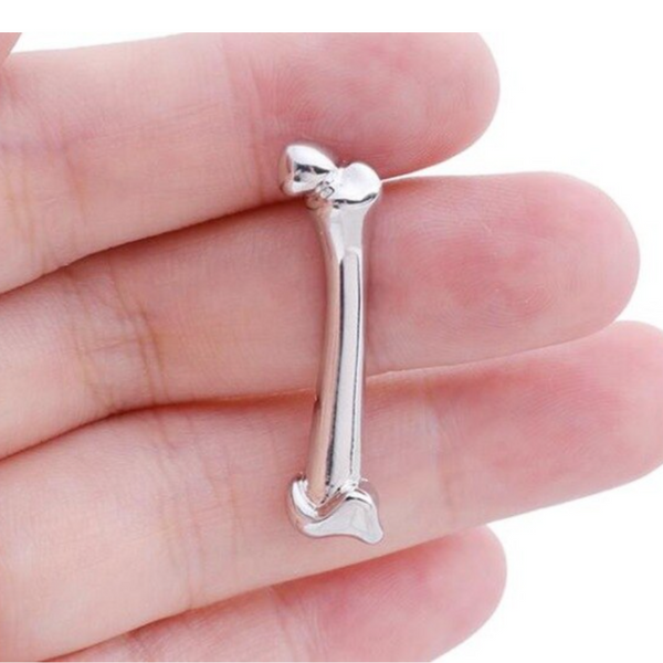 Delicate Charms Femur Bone Lapel Pin Anatomy Delicate Charms