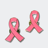 Delicate Charms Breast cancer Lapel Pin gift Pink Ribbon