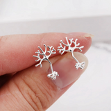 Delicate Charms Neuron Earrings Neuron Earrings, Neuron Earrings, Biology Earrings, Neurology Earrings, Science Earrings, Nerve Cell Brain Earrings