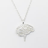 Delicate Charms Neuroscience Brain  Pendant Residency Graduation Gift