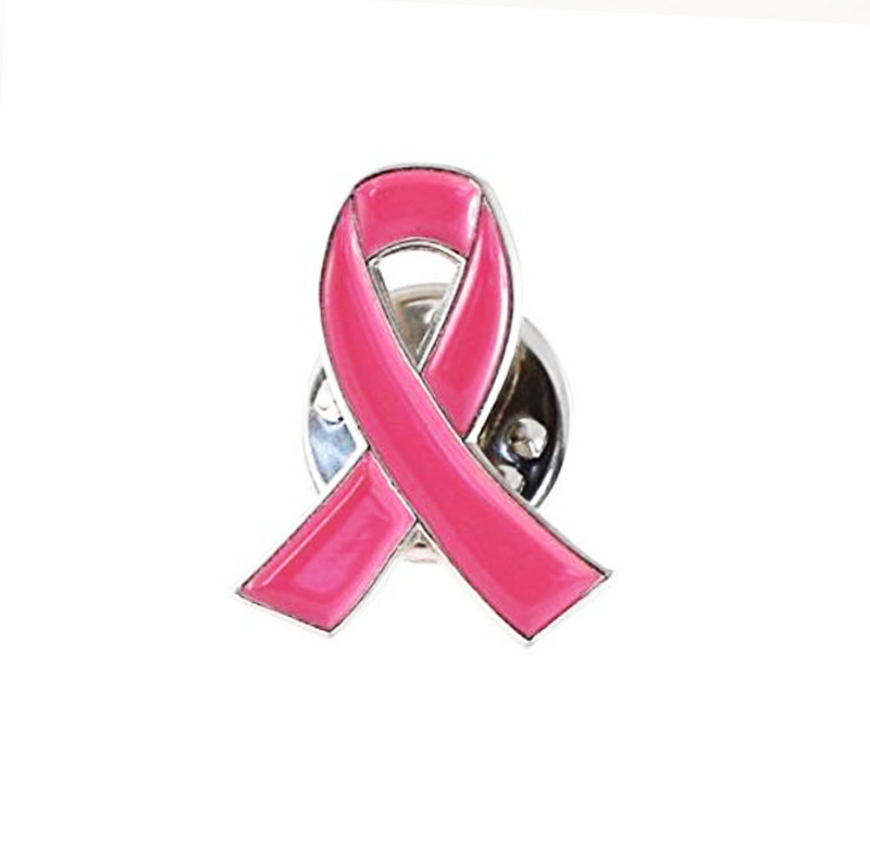 Delicate Charms Breast cancer Lapel Pin gift Pink Ribbon