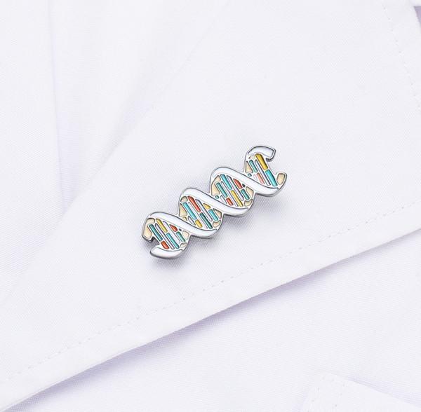 Delicate Charms DNA Helix Lapel Pin 