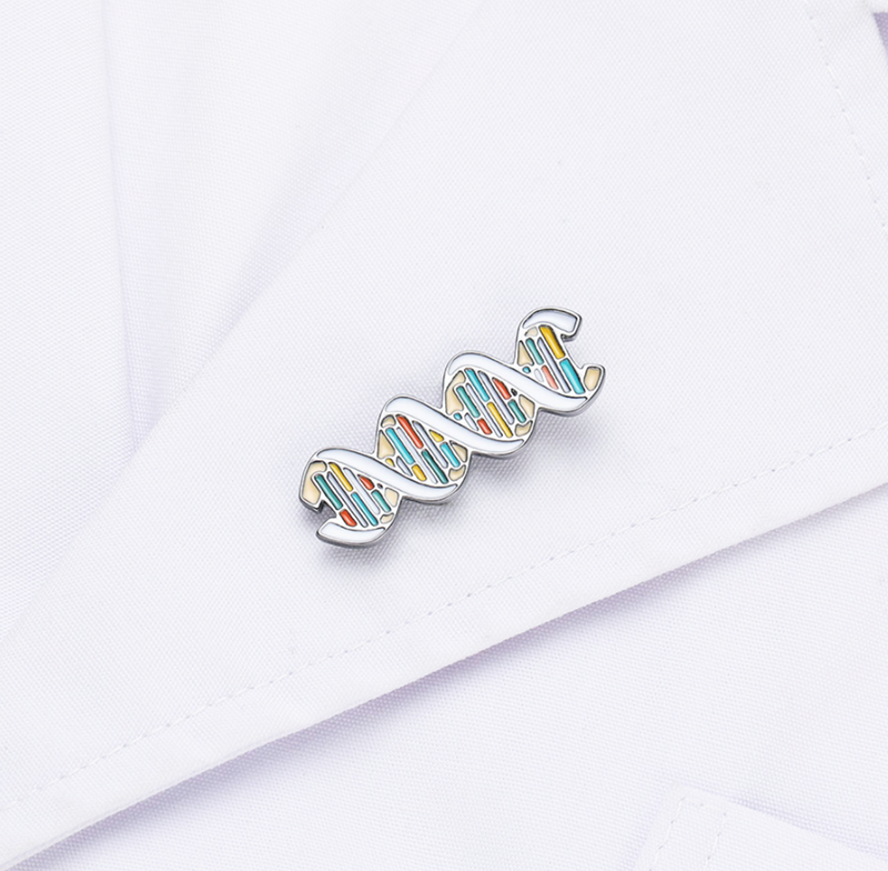 Delicate Charms DNA Helix Lapel Pin 
