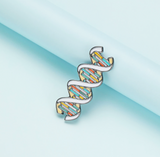 DNA Helix Lapel Pin by Delicate Charms Science and Genetics Pins and Gifts