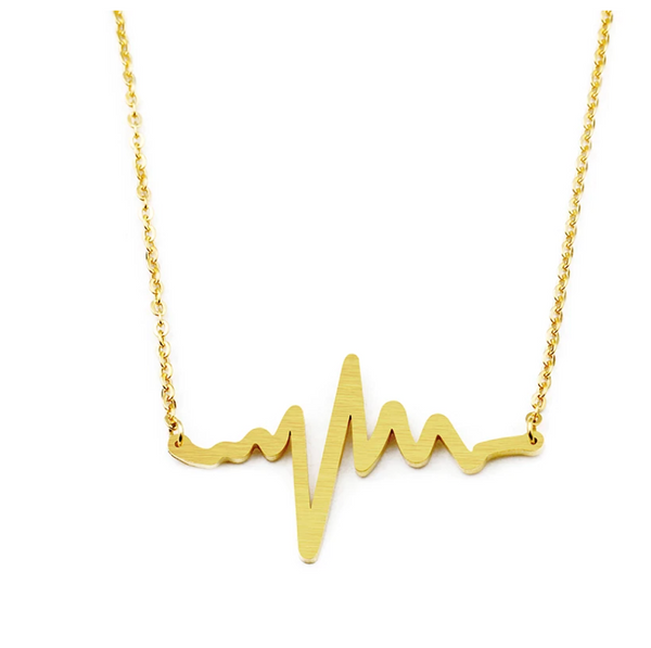 Delicate CharmsEKG Rhythm Charm, EKG Necklace, Medical Gift, Gift For a Doctor, HeartBeat, Gift For Paramedics,Heart Rhythm Charm