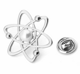 Delicate Charms Atomic Atom Brooch science gift molecule brooch pin