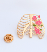 Delicate Charms Lung Pin Elegant pulmonologist gifts Graduation Pulmonology Brooch Pin Respiratory Doctor Lungs Respiratory Therapist Gift