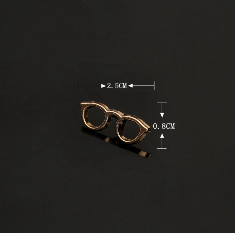 Retro Eyeglasses Pin