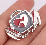 Delicate Charms Cardiac Defibrillator  Cardiologist Gift  cardiac shock delivered rhythm