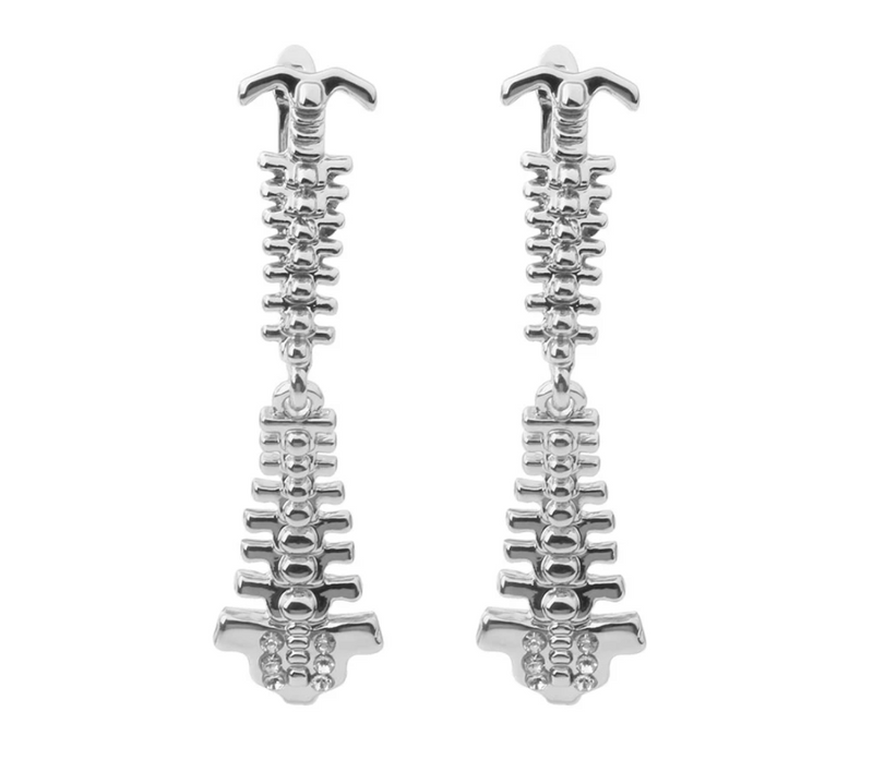 Delicate Charms Chiropractor Gift and Anatomy Pins- Spine, Neuromuscular and Alternative Medicine Lapels Collector Pin, Anatomy Pin Thoracic lumbar cervical Vertebrae Lapel Pin