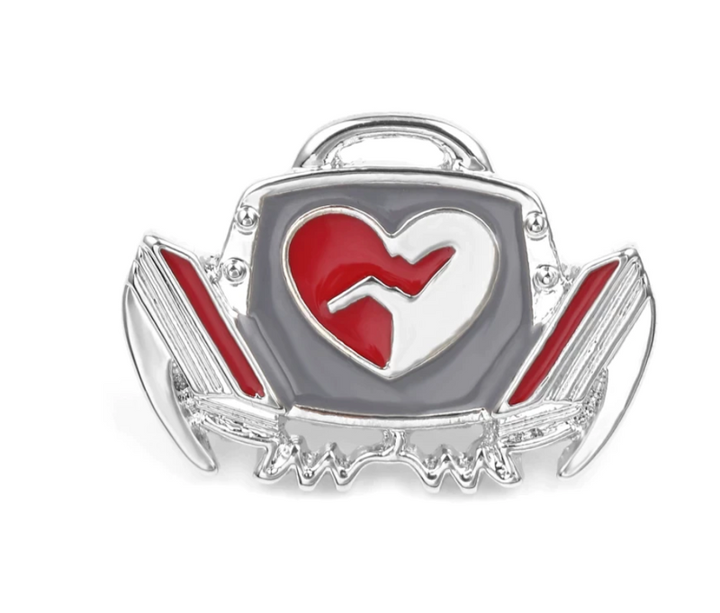 Delicate Charms Cardiac Defibrillator Cardiologist Gift 
