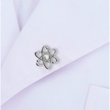 Delicate Charms Atomic Science Brooch Pin