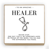 Delicate Charms Healer Stethescope Pin Brooch