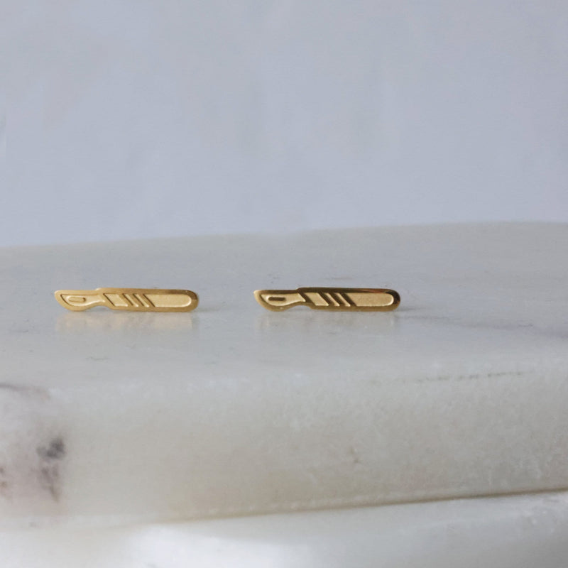 Delicate Charms Surgery Scalpel Earrings Surgeon Residency Graduation Medical Surgeon Gift Necklace Surgeon graduation Scalpel  Surgeons Cut earrings