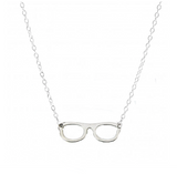 Delicate Charms Optician, Ophthalmologist Glasses and Eye Chart Necklace