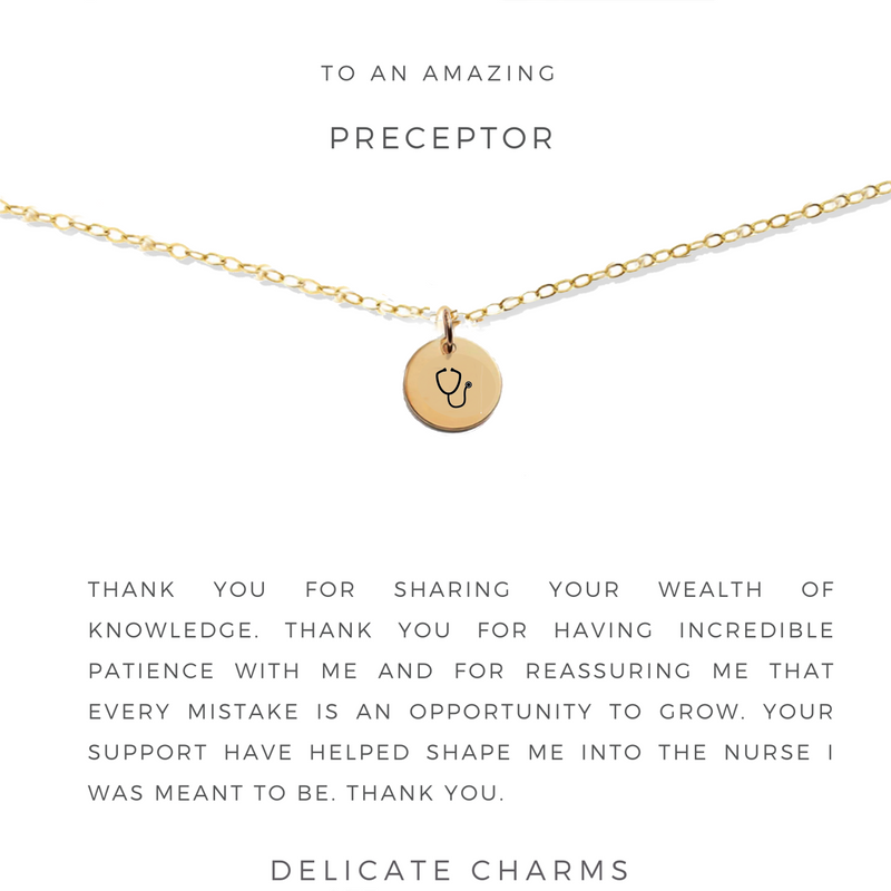 Delicate Charms Preceptor Gift Best Appreciation Gift For Nurse Preceptor