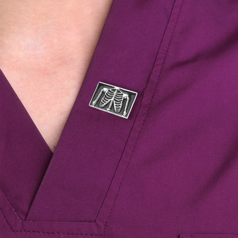 Delicate Charms Enamel Pin.Perfect to Wear on Lab Coat Lapel,Scrubs or ID Badge. Fantastic Unique Co-Worker Gift